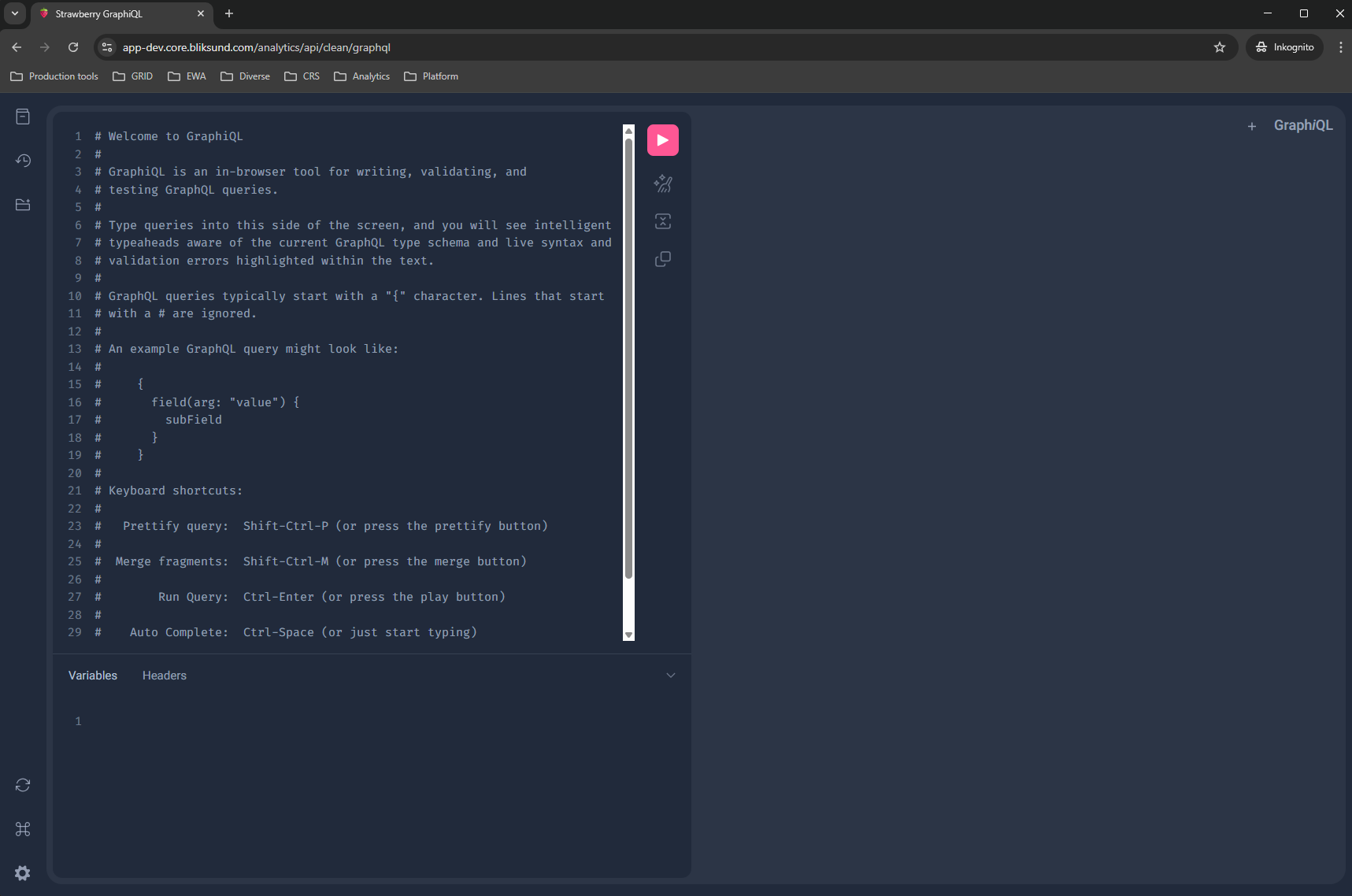 GraphQL interface
